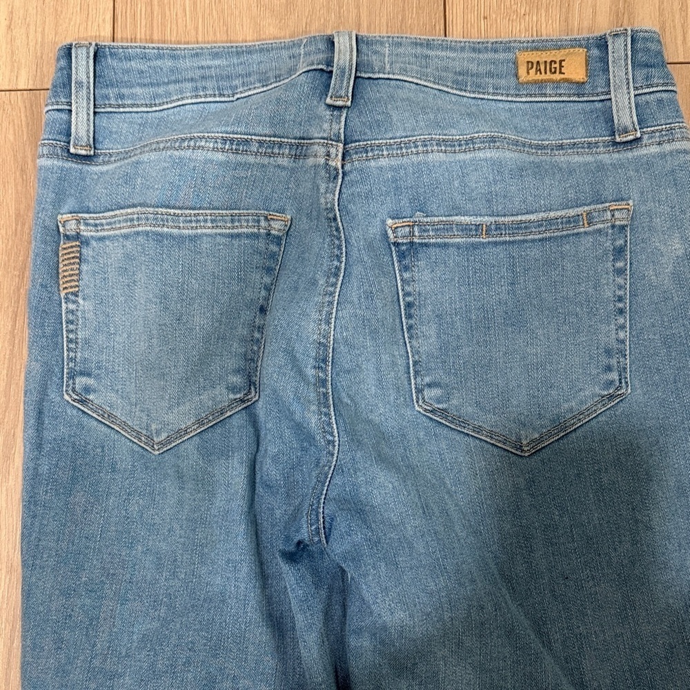 PAIGE Women's Light Blue Jeans Size 26 - Picture 6 of 7